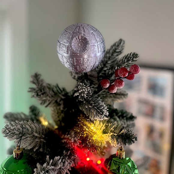 Star Wars Death Star Christmas Tree Topper - Picture 1 of 5